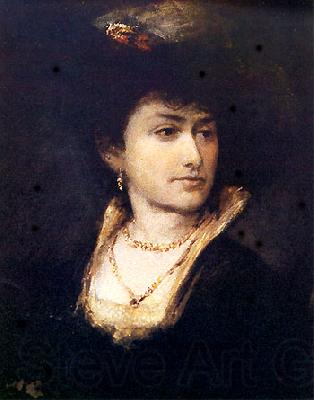 Maurycy Gottlieb Portrait of Artist's Sister - Anna